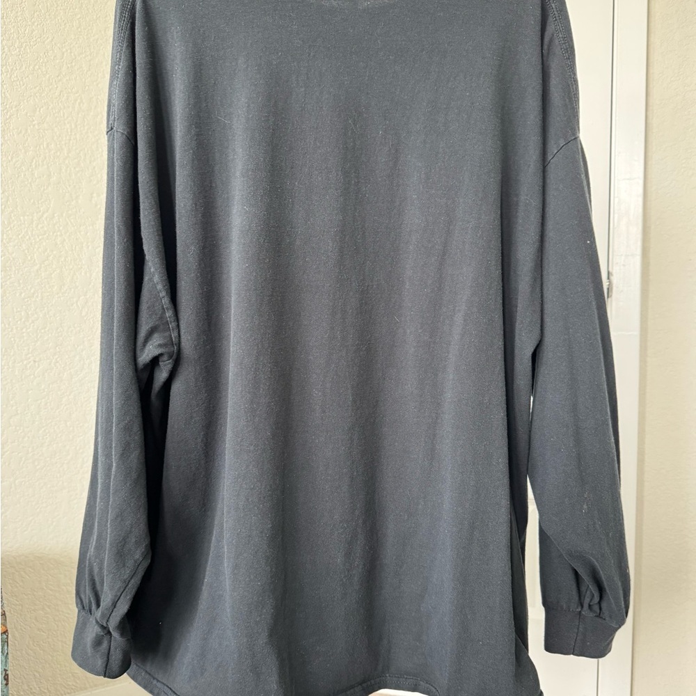 Black Long Sleeve Shirt “I Make Art and I Forget Things’ - 4X - Picture 6 of 9